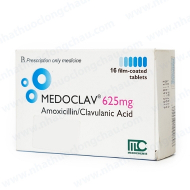 Ảnh của Medoclav 625 - kháng sinh điều trị nhiễm khuẩn
