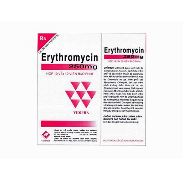 Erythromycin 250 VDP - 2