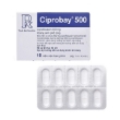 Ảnh của Ciprobay 500 ( H 1*10 viên )-(Ciprofloxaxin ) kháng sinh điều trị nhiễm khuẩn tiết niệu,tiêu hóa...