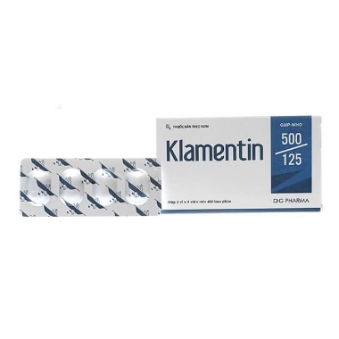 Ảnh của Klamentin 500/125 (3 vỉ x 4 viên) - (Amoxicilin + acid clavulanic)