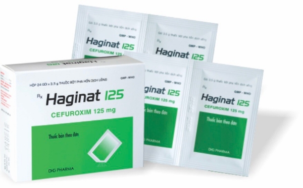 Ảnh của Haginat 125 ( h 24 gói )-(Cefuroxim)