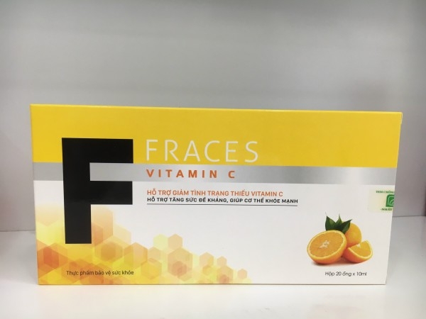 Ảnh của Fraces vitamin C - Hộp 20 ống 10ml ||Dp Nhất Tâm PP