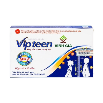 Ảnh của Vipteen hỗ trợ chiều cao ( hộp 2 vỉ 10 viên)