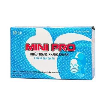 Khẩu trang MiniPro xanh - 1