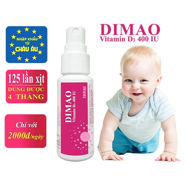 Xịt Dimao Vitamin D3 400 IU - 2