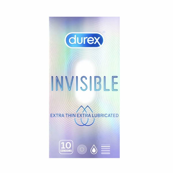 Ảnh của Bao cao su Durex Invisible  Extra Thin ( hộp 10 cái)