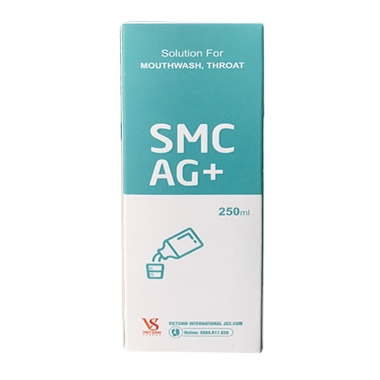 Nước súc miệng SMC AG+ 250ml Hóa Dược - 1