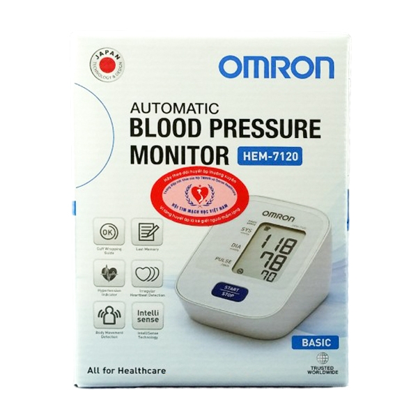 Máy đo huyết áp Omron Hem 7120 - 5