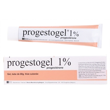 progestogel 1% - bỉ - 1
