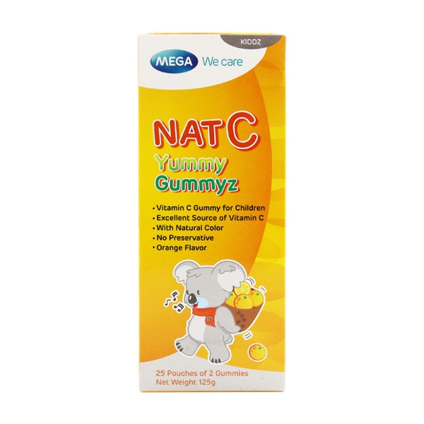 Ảnh của Kẹo dẻo bổ sung vitamin C Nat C Yummy Gummyz (125g)