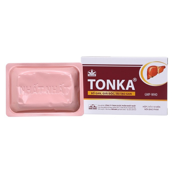Ảnh của Tonka nhuận gan tiêu độc- hộp 2 vỉ 10 viên