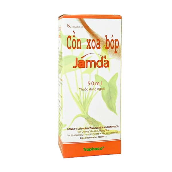 Cồn xoa bóp Jamda - 2