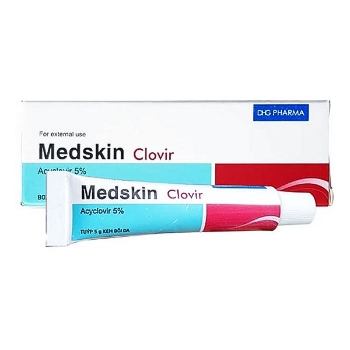 Ảnh của Thuốc bôi da Medskin Clovir Acyclovir 5% DHG Pharma 