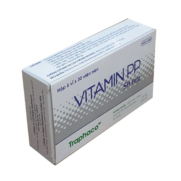 Vitamin PP Hộp 6 vỉ x 30 viên Traphaco - 2