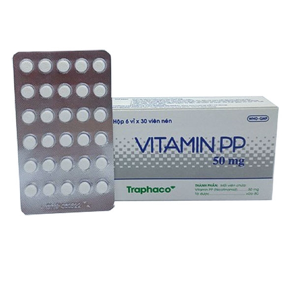 Vitamin PP Hộp 6 vỉ x 30 viên Traphaco - 3