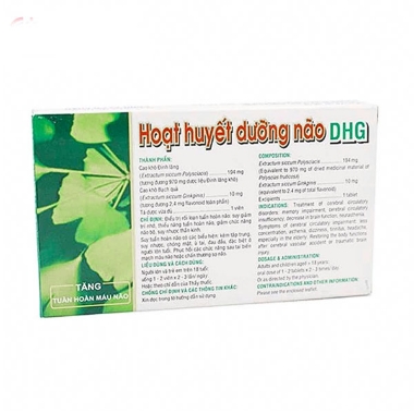 Hoạt huyết dưỡng não DHG - 1