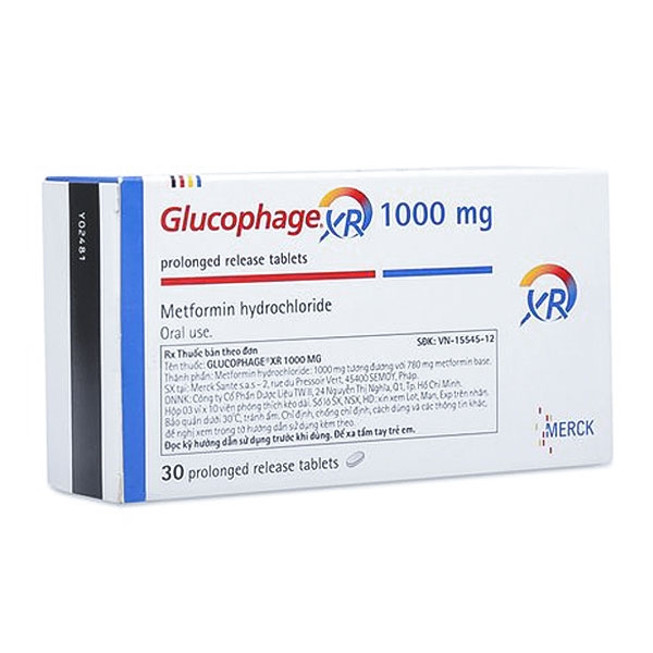 Glucophage XR 1000 - 3