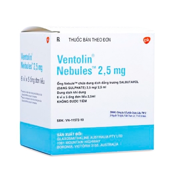 Ảnh của Ventolin 2.5 ( H 6*5 ống )