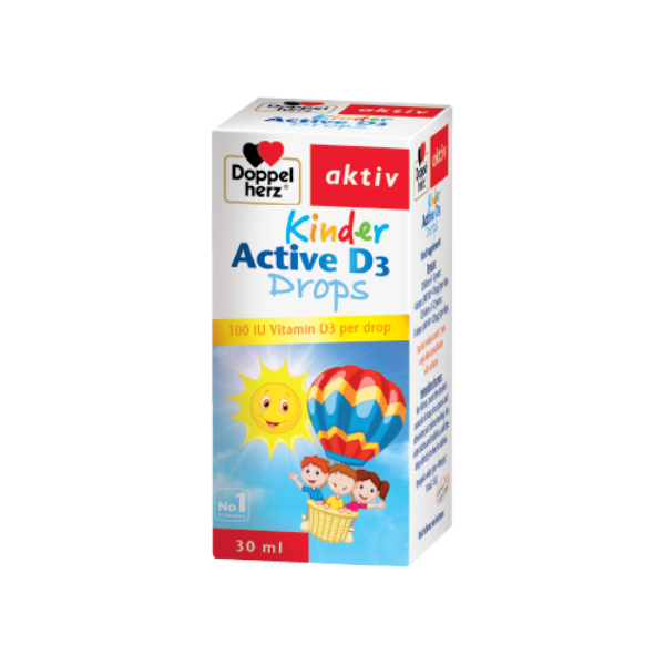 Ảnh của  Siro Kinder Active D3 Drops (30ml) hỗ trợ bổ sung vitamin D3 cho trẻ