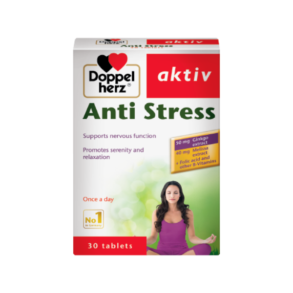 Ảnh của Viên uống giảm căng thẳng, tăng tuần hoàn não Anti Stress (hộp 30viên)