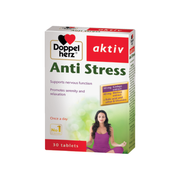 Ảnh của Viên uống giảm căng thẳng, tăng tuần hoàn não Anti Stress (hộp 30viên)