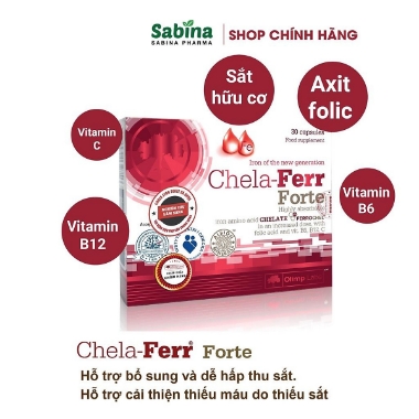 Ảnh của Viên uống bổ sung sắt Chela-Ferr Forte