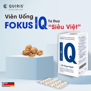 Ảnh của Viên uống Quiris Fokus IQ -  tăng cường trí não, cải thiện trí nhớ